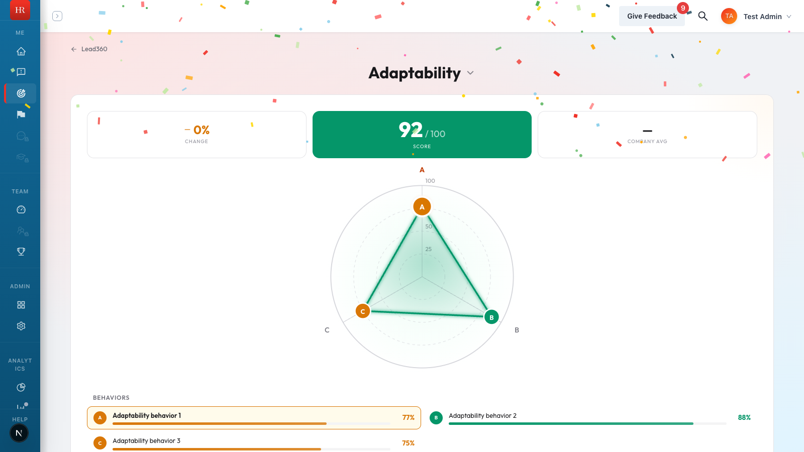 Confetti animation after submitting all habit feedback